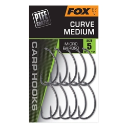 Fox Curve Medium Shank Carp Hooks